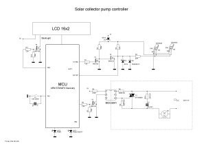 Solar collector pump controller