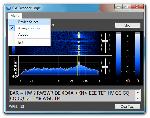 cw-decoder-logic-device